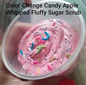 Color Change Candy Apple Whipped Fluff Sugar Scrub